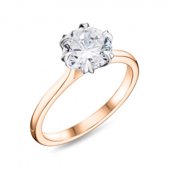 Dahlia Solitaire Engagement Ring