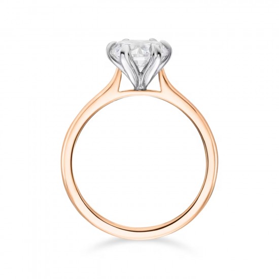 Dahlia Solitaire Engagement Ring