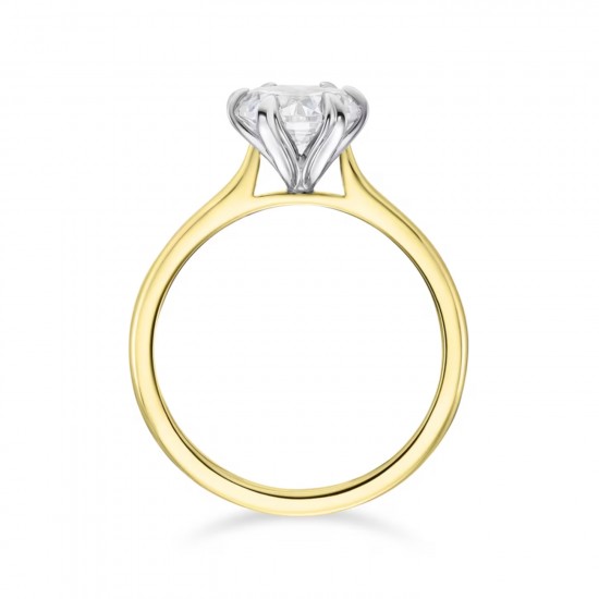 Dahlia Solitaire Engagement Ring