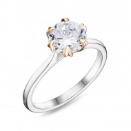 Dahlia Solitaire Engagement Ring