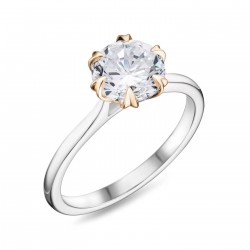 Dahlia Solitaire Engagement Ring