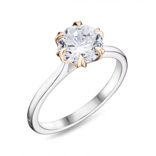 Dahlia Solitaire Engagement Ring