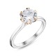 Dahlia Solitaire Engagement Ring