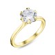Dahlia Solitaire Engagement Ring