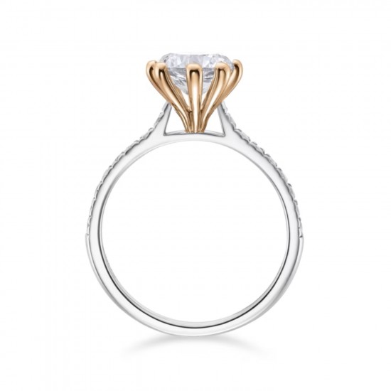 Tulip Solitaire Engagement Ring