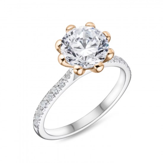 Tulip Solitaire Engagement Ring