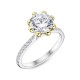 Tulip Solitaire Engagement Ring