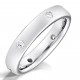 Rubover Set Diamond Wedding Rings