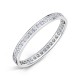 Channel Set Princess Diamond Wedding Rings