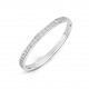 Grain Set Round Diamond Wedding Rings