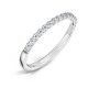 Claw Set Round Diamond Wedding Rings