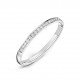 Grain Set Round Diamond Wedding Rings