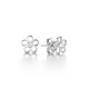 Daisy Round Brilliant Diamond Solitaire Earrings