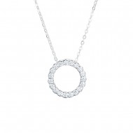 Diamond Halo Pendant