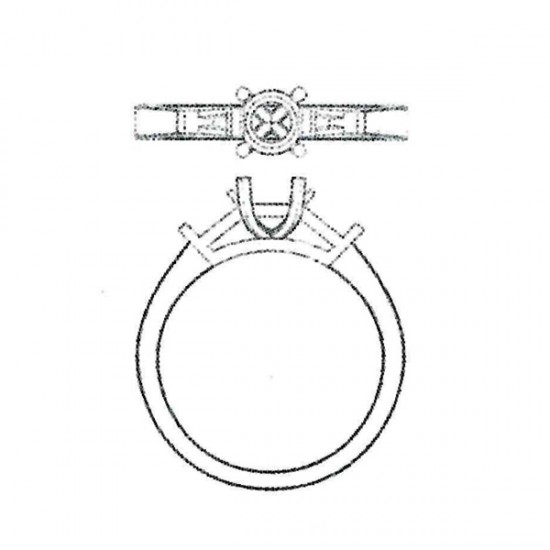 Papillon Diamond Engagement Ring