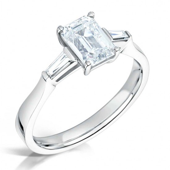 Deco Diamond Engagement Ring