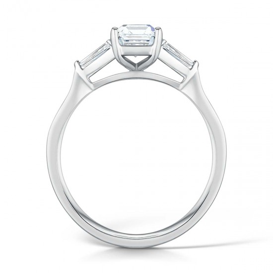 Deco Diamond Engagement Ring