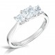 Princess Trilogy Diamond Ring