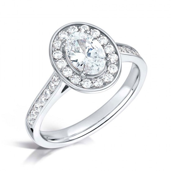 Oval Celeste Engagement Ring