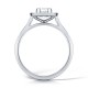 Cushion Celeste Halo Engagement Ring