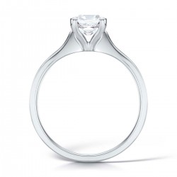 Cushion Solitaire Engagement Ring
