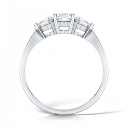 Tapered Trilogy Diamond Ring