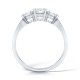 Tapered Trilogy Diamond Ring