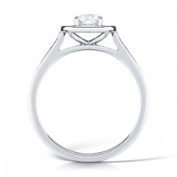 Celeste Diamond Halo Engagement Ring