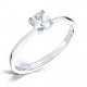 Sheer Diamond Engagement Ring