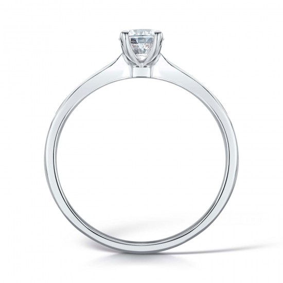 Sheer Diamond Engagement Ring
