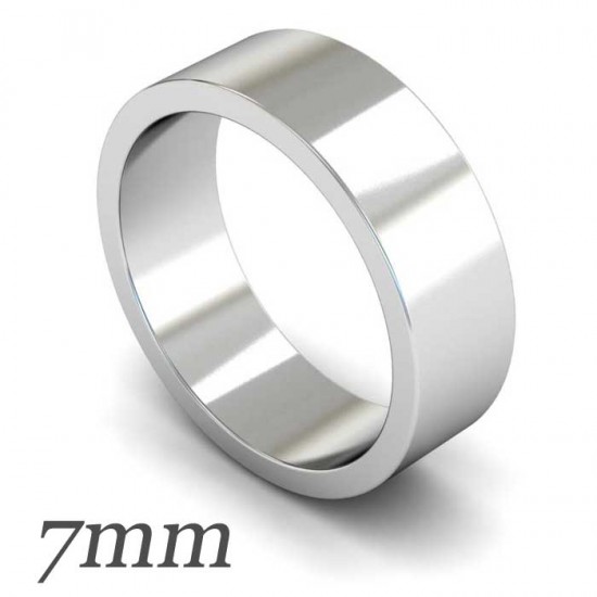 Flat Wedding Rings