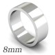 Flat Wedding Rings