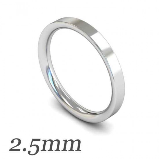 Flat Court Wedding Rings