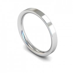 Flat Court Wedding Rings