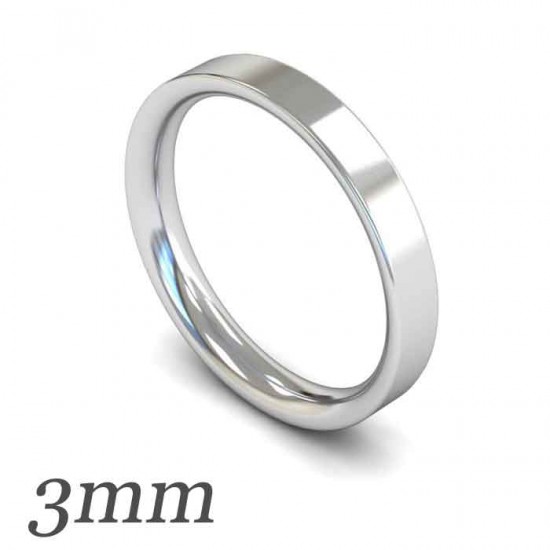 Flat Court Wedding Rings