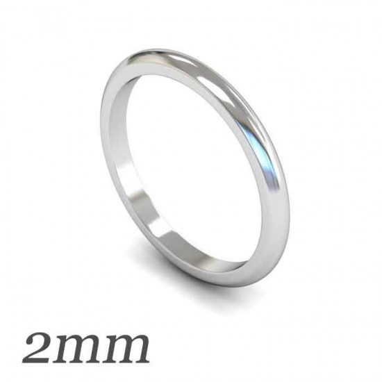 D Shape Wedding Rings