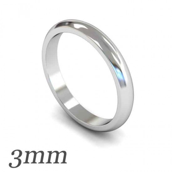 D Shape Wedding Rings