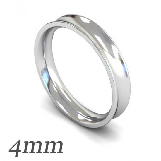 Concave Wedding Rings