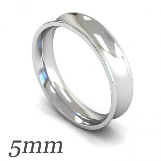 Concave Wedding Rings