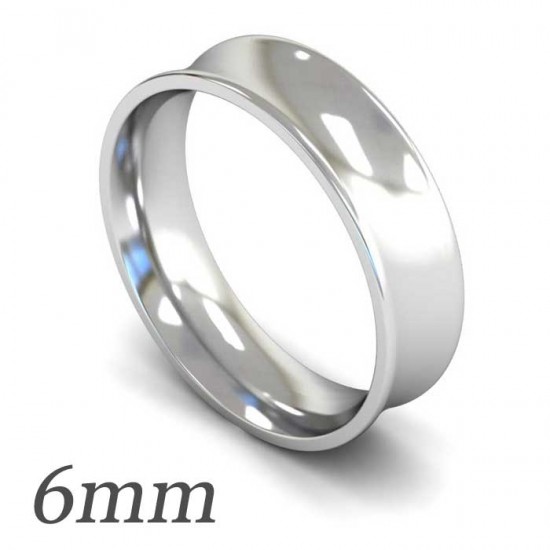 Concave Wedding Rings