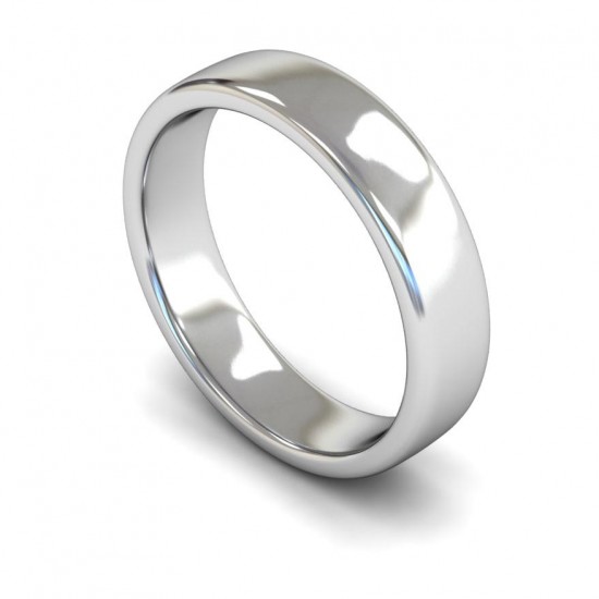 Flat-sided Court Wedding Rings