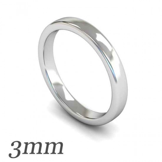 Flat-sided Court Wedding Rings