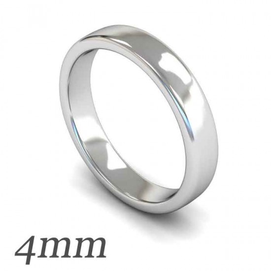 Flat-sided Court Wedding Rings