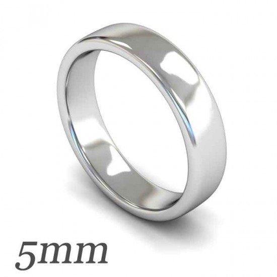 Flat-sided Court Wedding Rings